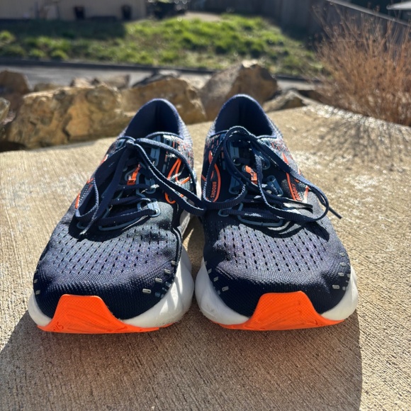 Brooks Glycerin GTS 20 Men's Size 11.5 D Shoe Blue Orange Running 1103831D-444 - Picture 5 of 10